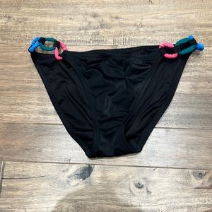 Victoria’s Secret swim bottoms, bikini bathing suit, rope style side detail